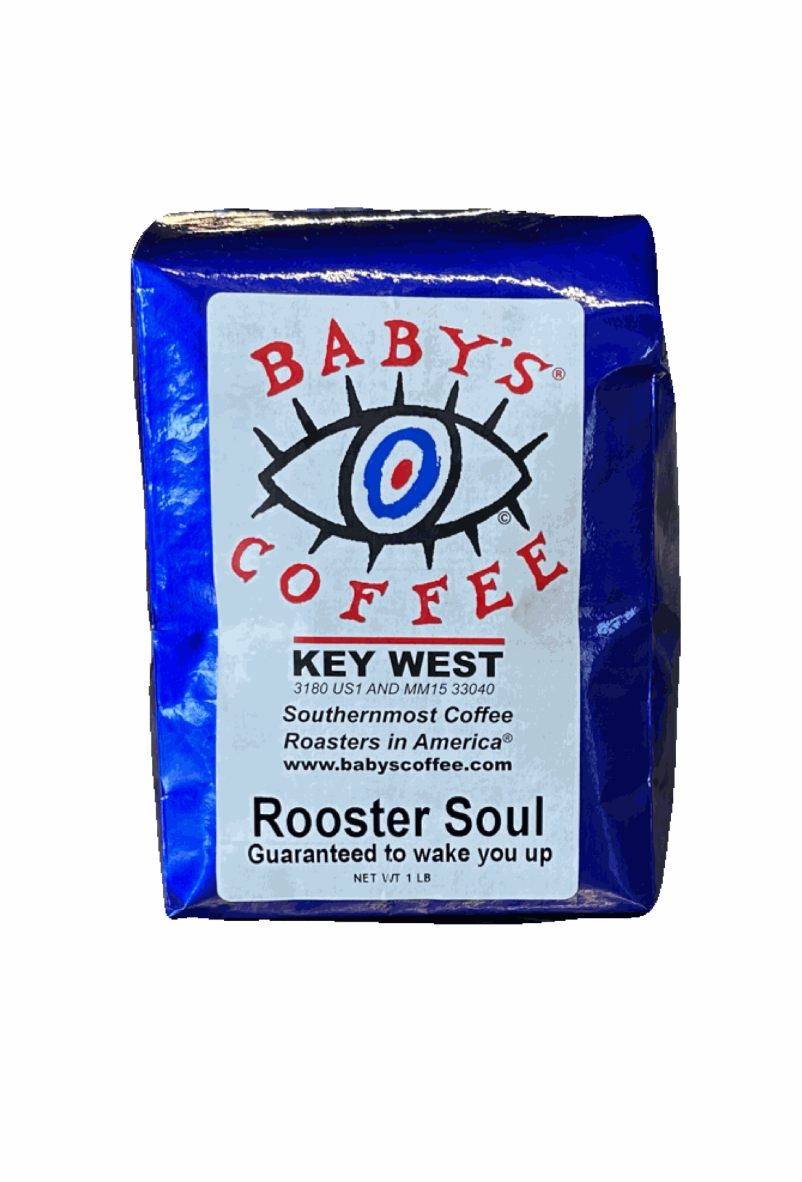 Rooster Soul light roast high caffeine coffee bag