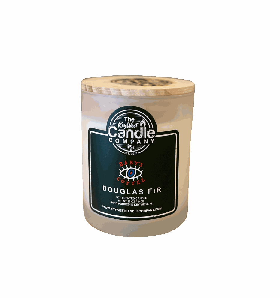 Coffee scented soy candle from Baby’s Coffee